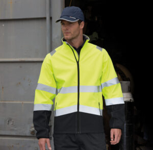 Printable Safety Softshell Jacket