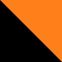 Fluorescent Orange/Black